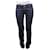 Autre Marque Skinny Jeans mit hoher Taille Blau Baumwolle  ref.1280290
