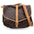 Louis Vuitton Tela monogramma vintage Saumur 35 Tessuto Crossbody Bag Marrone  ref.1280312