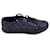 Gucci Schwarze Low-Top-Sneaker mit GG-Monogramm-Leinwand, Schuhgröße 40  ref.1280316