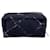 Chanel Mini bolsa com zíper em lona preta vintage de nylon antiga linha de viagem Preto  ref.1280321
