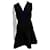 Rebecca Vallance mini dress Black Blue Cloth  ref.1280364