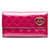 Gucci – Guccissima – Lange Geldbörse mit schönem Herz, Pink Leder Kalbähnliches Kalb  ref.1280381