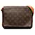 Louis Vuitton Brown Monogram Musette Tango Short Strap Leather Cloth  ref.1280389