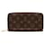 Portafoglio Louis Vuitton Monogram Zippy marrone Tela  ref.1280412