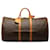 Louis Vuitton Brown Monogram Keepall 55 Cloth  ref.1280432