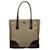 Prada Brown Canvas Handbag Beige Leather Cloth Pony-style calfskin Cloth  ref.1280441