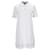 Tommy Hilfiger Damenkleid mit normaler Passform Weiß Baumwolle  ref.1280458