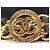 Cambon Chanel Coco Gold Doppelgliederkette Gürtel Gold hardware - Ansicht 6