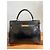 Hermès Kelly 32 in pelle nera Nero - vista 2