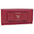 Saffiano PRADA Lange Brieftasche Safiano-Leder Rosa Auth 67548 Pink  ref.1280569