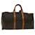 Louis Vuitton Monogram Keepall 50 Boston Bag M41426 LV Auth 55483 Cloth  ref.1280598