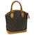 LOUIS VUITTON Monogram Lockit Hand Bag M40102 LV Auth ar11482b Cloth  ref.1280602
