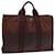 Hermès HERMES Fourre Tout MM Hand Bag Canvas Red Auth bs12384 Cloth  ref.1280629