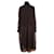 Ganni Braunes Kleid Polyester  ref.1280675