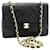 Chanel lined Flap Black Leather  ref.1280762