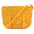 GOYARD Handbags Belvedere Yellow Leather  ref.1280784