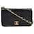 Wallet On Chain Carteira Chanel em corrente Preto Couro  ref.1280953