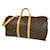 Louis Vuitton Keepall Bandoulière 55 Brown Cloth  ref.1281093