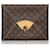 LOUIS VUITTON Clutch bags Brown Cloth  ref.1281243