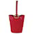Céline Céline bucket shoulder bag in red leather  ref.1281322