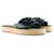 VALENTINO GARAVANI  Sandals T.eu 38 leather Black  ref.1281395