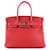 Birkin Hermès Borse HERMES T.  Leather Rosso Pelle  ref.1281399