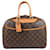 Louis Vuitton Monogram Canvas Deauville Bag Brown Leather  ref.1281428