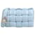 BOTTEGA VENETA Nappa Maxi Intreccio Padded Cassette Crossbody Bag Ice Blue Leather  ref.1281431