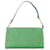 Pochette Louis Vuitton in pelle Epi verde Tela  ref.1281493