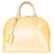 Louis Vuitton Yellow Vernis Monogram Alma PM Handbag Leather  ref.1281496