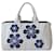 Prada Handbags Blue Beige Cloth  ref.1281502