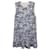 Victoria Beckham Mini-robe florale à ourlet volanté en viscose blanche Fibre de cellulose  ref.1281530