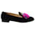 Christian Louboutin Mayamoc Fur-Detail Loafers in Black Velvet  ref.1281544