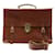 Autre Marque Braune Aktentasche aus Vintage-Leder  ref.1281560