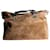 Autre Marque Suede Travel Bag Green Leather  ref.1281609