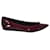 Autre Marque Chaussures plates à bouts pointus en cuir verni bordeaux Rouge  ref.1281690