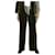Autre Marque Pantaloni di velluto verde - taglia UK 16 Viscosa  ref.1281718