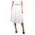 Miu Miu White pleated skirt - size L Polyester  ref.1281785