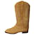 Autre Marque Brown suede cowboy boots - size EU 38 Leather  ref.1281790