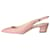 Jimmy Choo Chaussures à bride arrière en relief croco rose poudré - taille EU 39.5 Cuir  ref.1281804