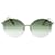 Victoria Beckham Lunettes de soleil à verres dégradés verts Métal  ref.1281806