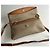 Clutch Céline in pelle beige - vista 3