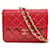 Timeless Chanel zeitlose klassische Mini-Klapptasche Rot Leder  ref.1281814