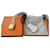 campanilla, tirador y candado Hermès nuevos para bolso Hermès, caja y bolsa de polvo. Blanco Cuero  ref.1281893