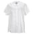 Tommy Hilfiger Gestreiftes Kurzarmhemd aus Baumwolle für Damen Weiß  ref.1281922
