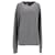 Suéter masculino Tommy Hilfiger de malha canelada de algodão orgânico em algodão cinza  ref.1281940