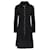 Chanel Giacca in tweed nero con bottoni di perla.  ref.1282050