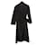 Robe portefeuille en satin Louis Vuitton Resort 2008 Coton Noir  ref.1282077