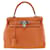 Hermès Hermes Kelly 28 Naranja Cuero  ref.1282452