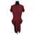Isabel Marant Bordeaux dress Dark red Viscose  ref.1282551
